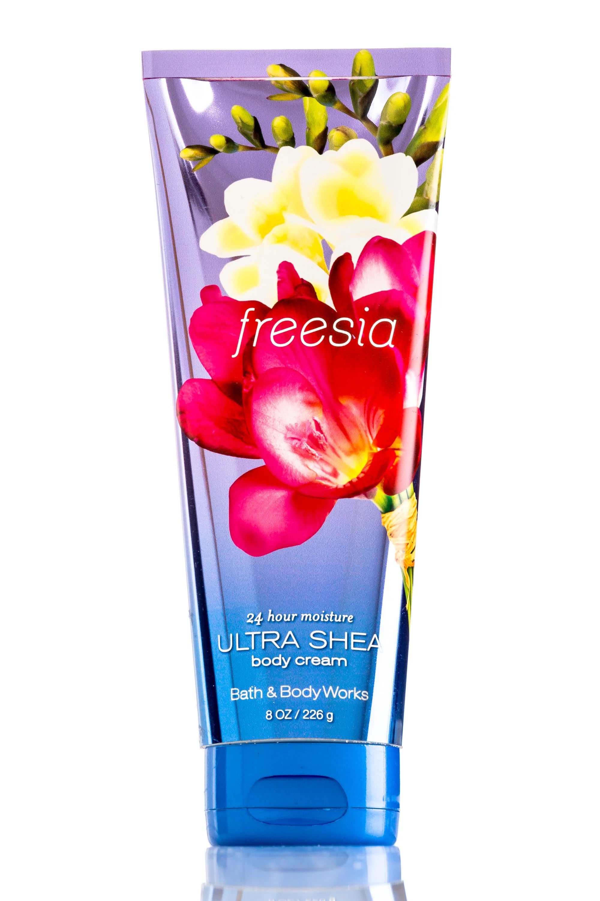 BATH & BODY “FREESIA” ULTIMATE HYDRATION BODY CREAM 8OZ